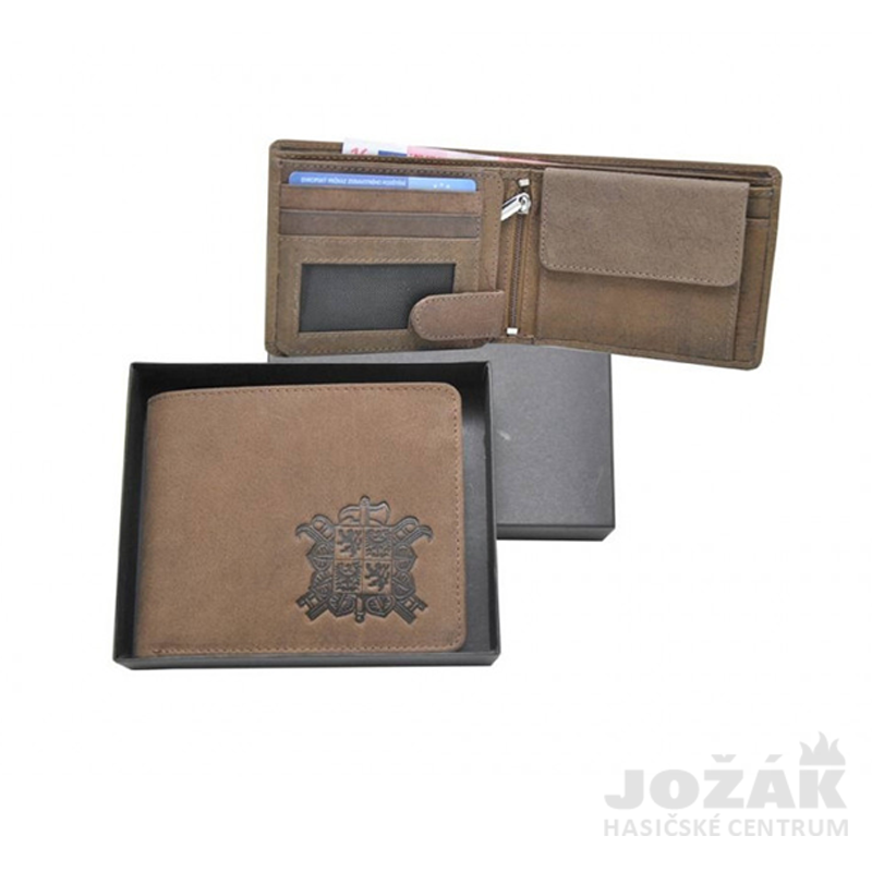 Jožák - Kožená peněženka se znakem SDH