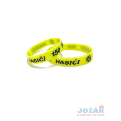 Jožák - Náramek silikonový s nápisem HASIČI, neon, 18 cm