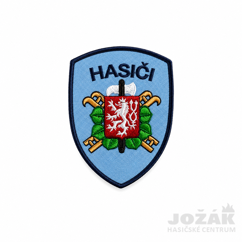 Znak HASIČI světle modrý
